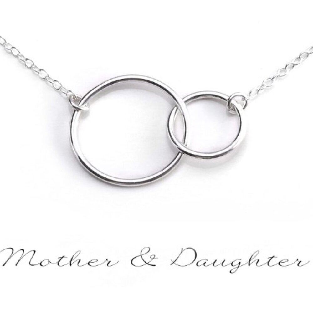 NEW ETERNITY CICRLES NECKLACE STRENGTH QUOTE INSPIRATIONS